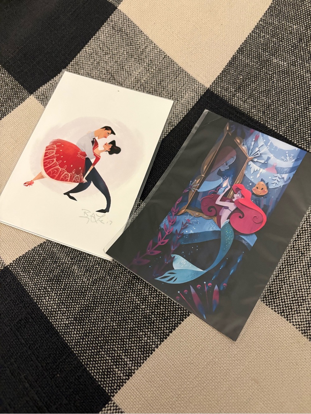 Art Print - Red and Teal Illustration Set